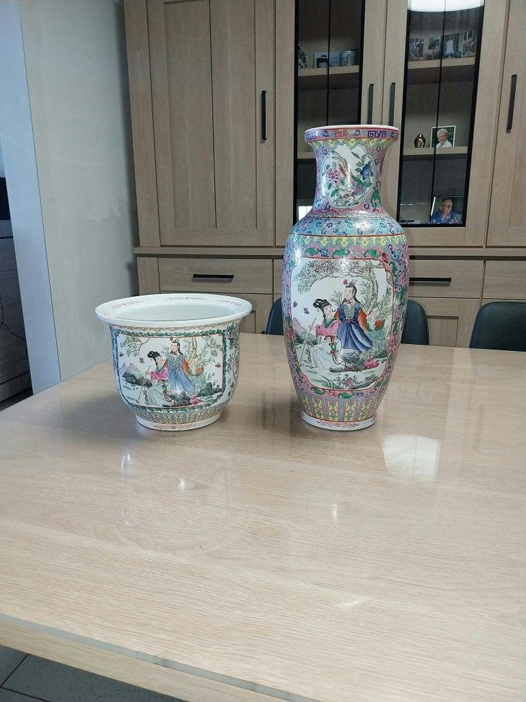 chinese vaas, Enlèvement