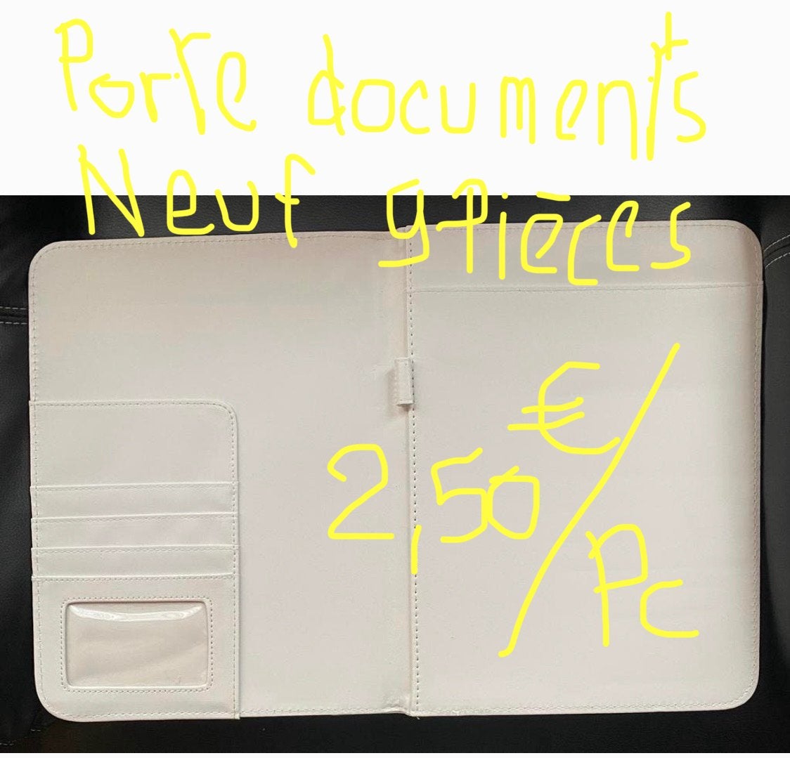 NIEUW documentbeschermer, kleur wit, €2,50/stuk, Ophalen of Verzenden, Nieuw