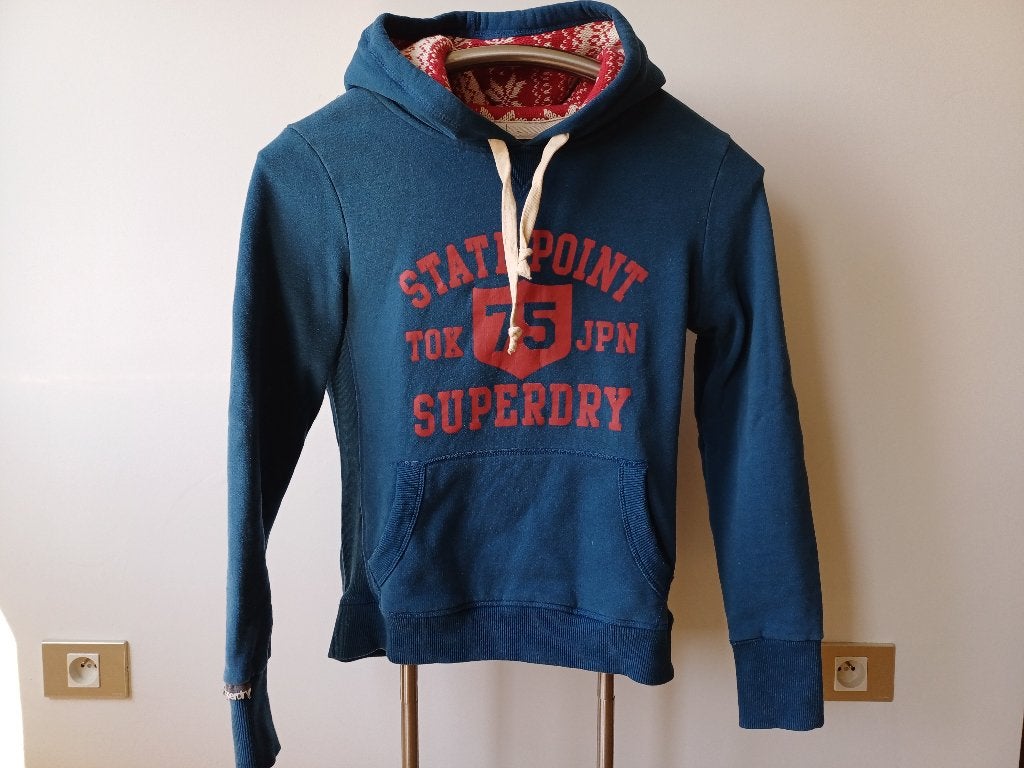 Superdry Hoodie femmes - Taille M, Vêtements | Femmes, Pulls & Gilets, Comme neuf, Taille 38/40 (M), Bleu, Enlèvement ou Envoi