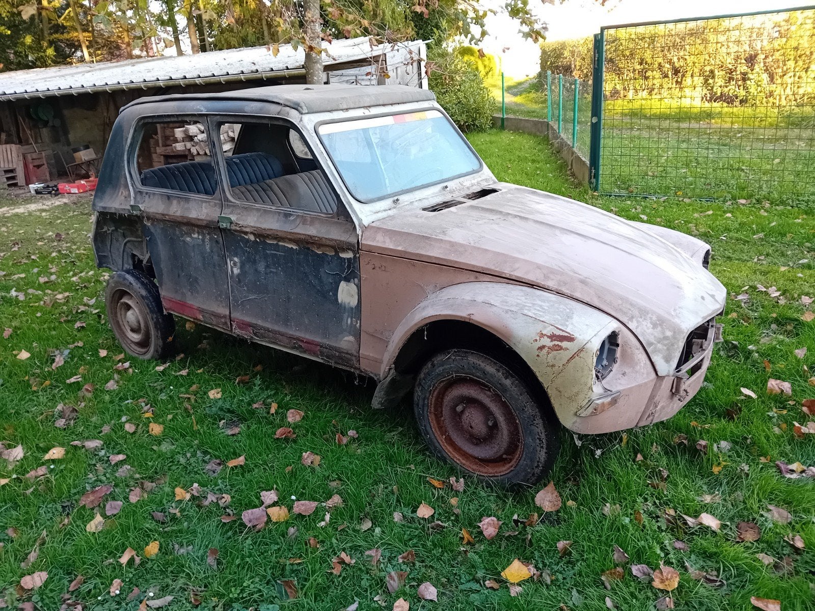 koets en chassis van Belgische Dyane '68, Auto's, Particulier, Te koop