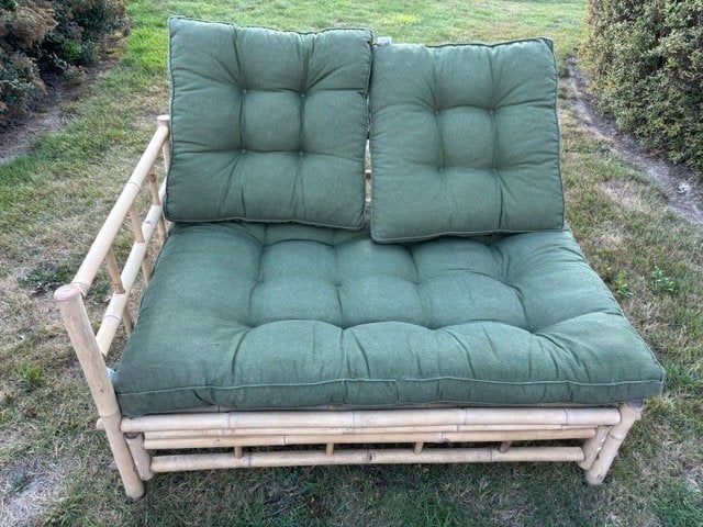 Banc d'extérieur en bambou, Jardin & Terrasse, Enlèvement, Utilisé, Bois