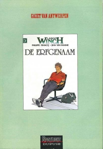 Largo Winch nr 1 'De erfgenaam'' - Gazet van Antwerpen, Boeken, Ophalen, Philippe Francq & Jean van Hamme, Eén stripboek, Nieuw