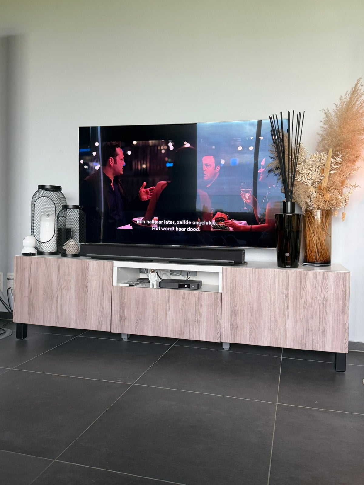 Tv meubel te koop, Huis en Inrichting, Kasten |Televisiemeubels, Ophalen, Zo goed als nieuw