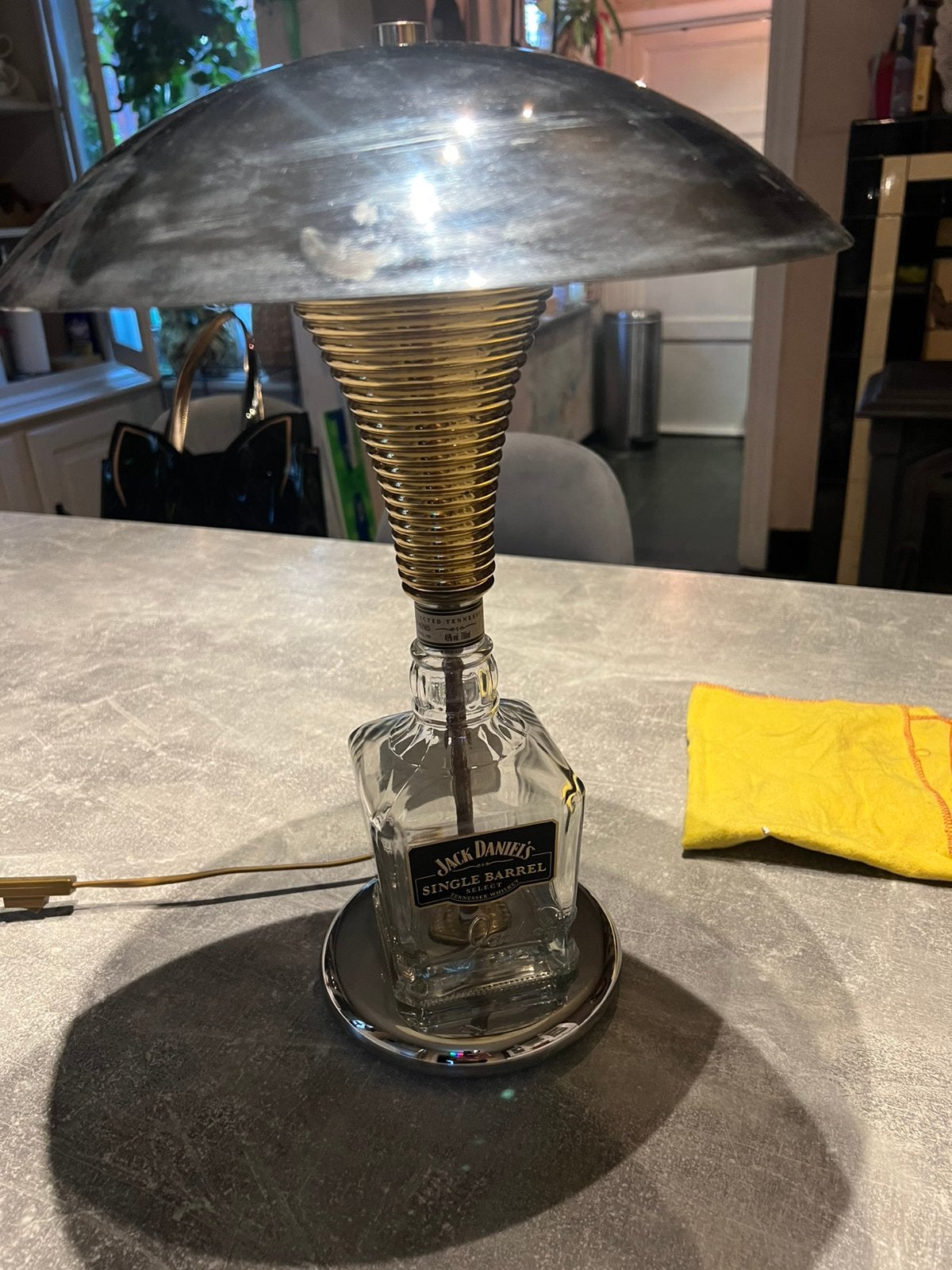 Vintage MINESTRIELLE LAMP UIT DE JAREN 50/60 "DRUMMOND, Ophalen, Zo goed als nieuw