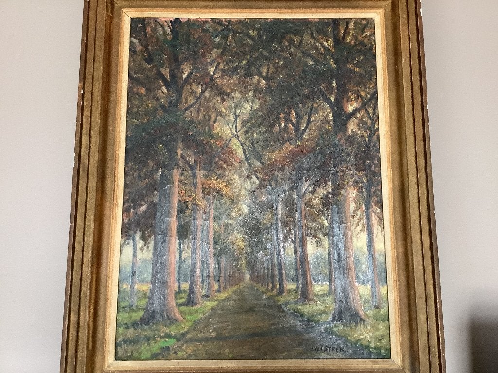 Olieverf schilderij, Huis en Inrichting, Ophalen, Zo goed als nieuw, Schilderij