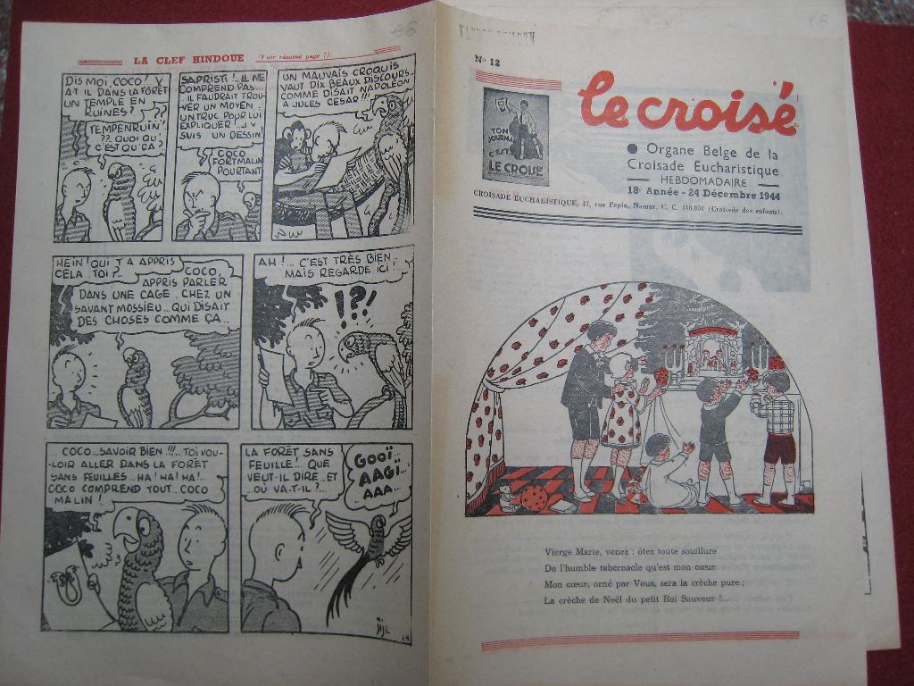 Bandes dessinées La Clef Hindoue 1944 de JIJé x 3, Une BD, Comme neuf, Chevalier & Jijé, Envoi