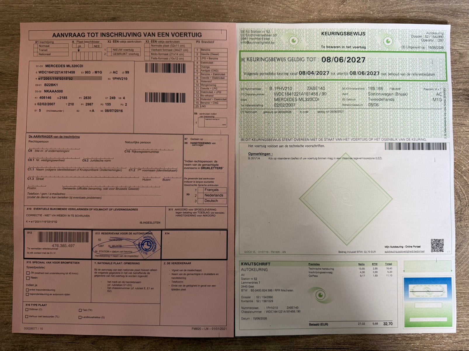 Mercedes ML320 CDI V6 4 Matic/Schuifdak/Xenon/Leder/GEKEURD, Autos, Cuir, Classe M, Achat, Beige
