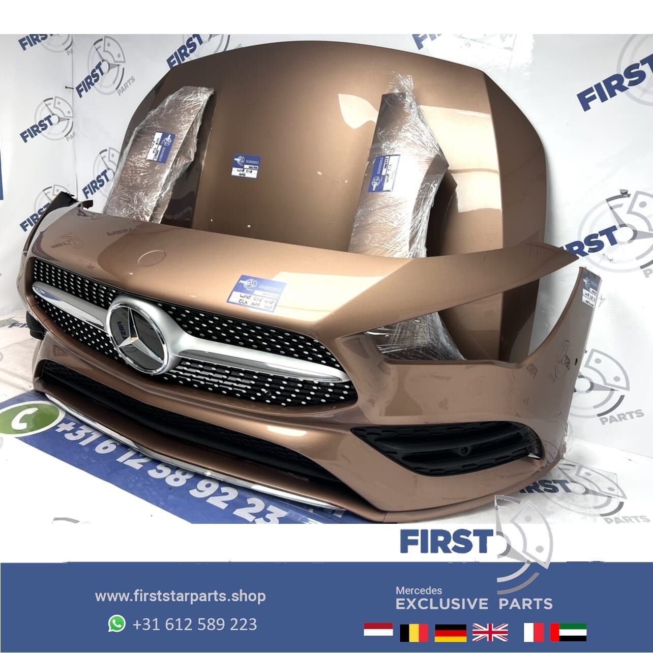 W118 CLA AMG VOORKOP onderdelen ROSÉ GOUD Origineel Mercedes