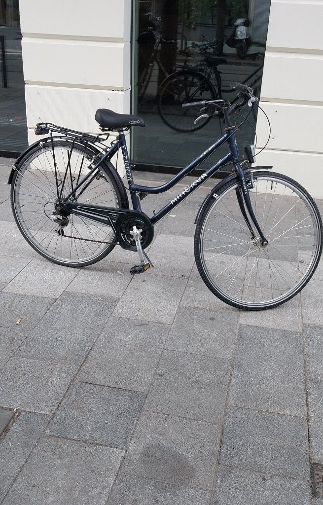 MINERVA damesfiets of meisjesfiets, Fietsen en Brommers, Gebruikt, Versnellingen, 56 cm of meer, Schijfrem
