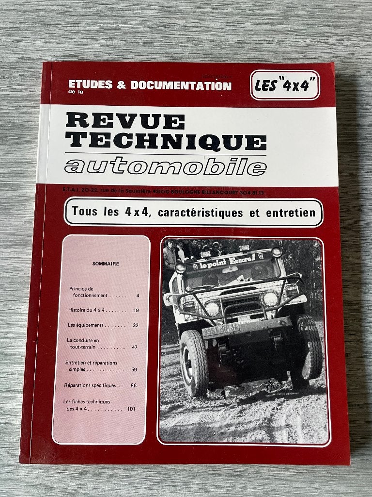 Revue Technique Automobile 4X4, Ophalen of Verzenden