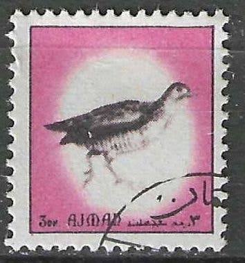 Ajman 1972 - Stampworld 1616 - Oiseaux (ST), Envoi, Affranchi