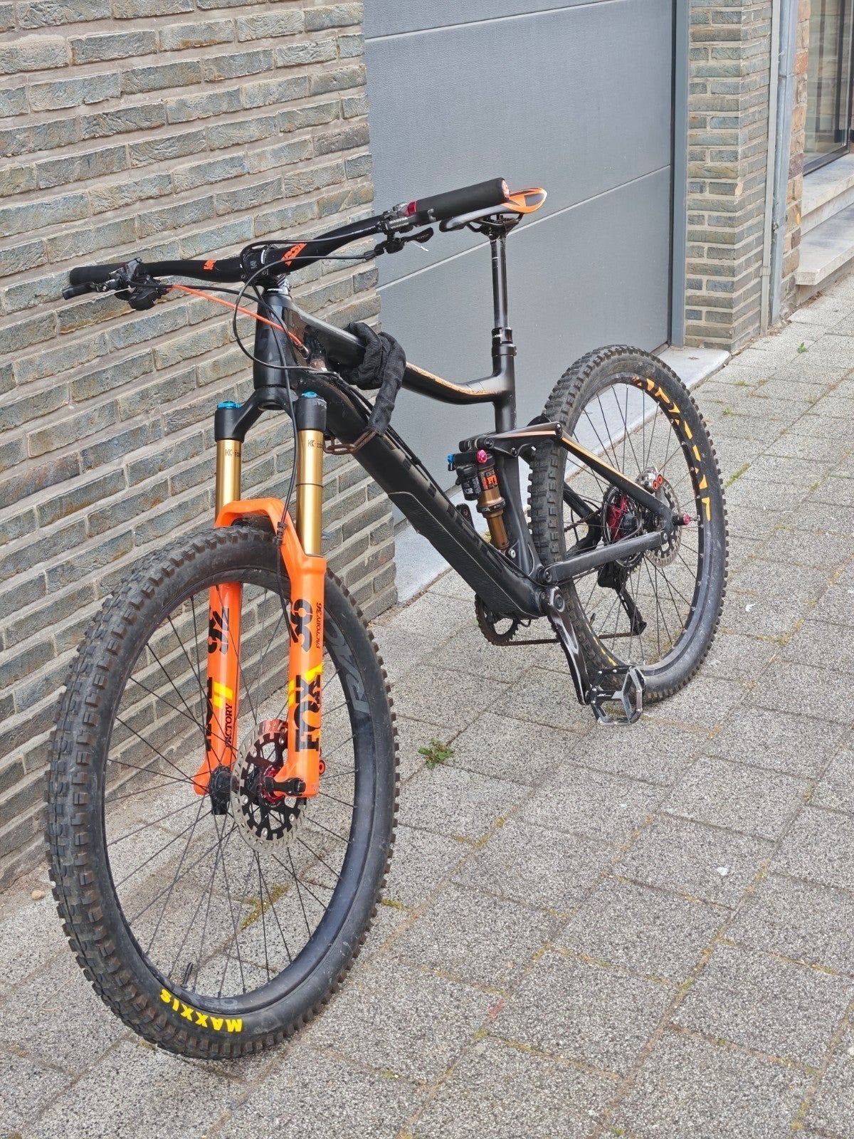 Cube full suspension carbon mountainbike fox 36 goede staat, Gebruikt, Fully, Schijfrem, Ophalen