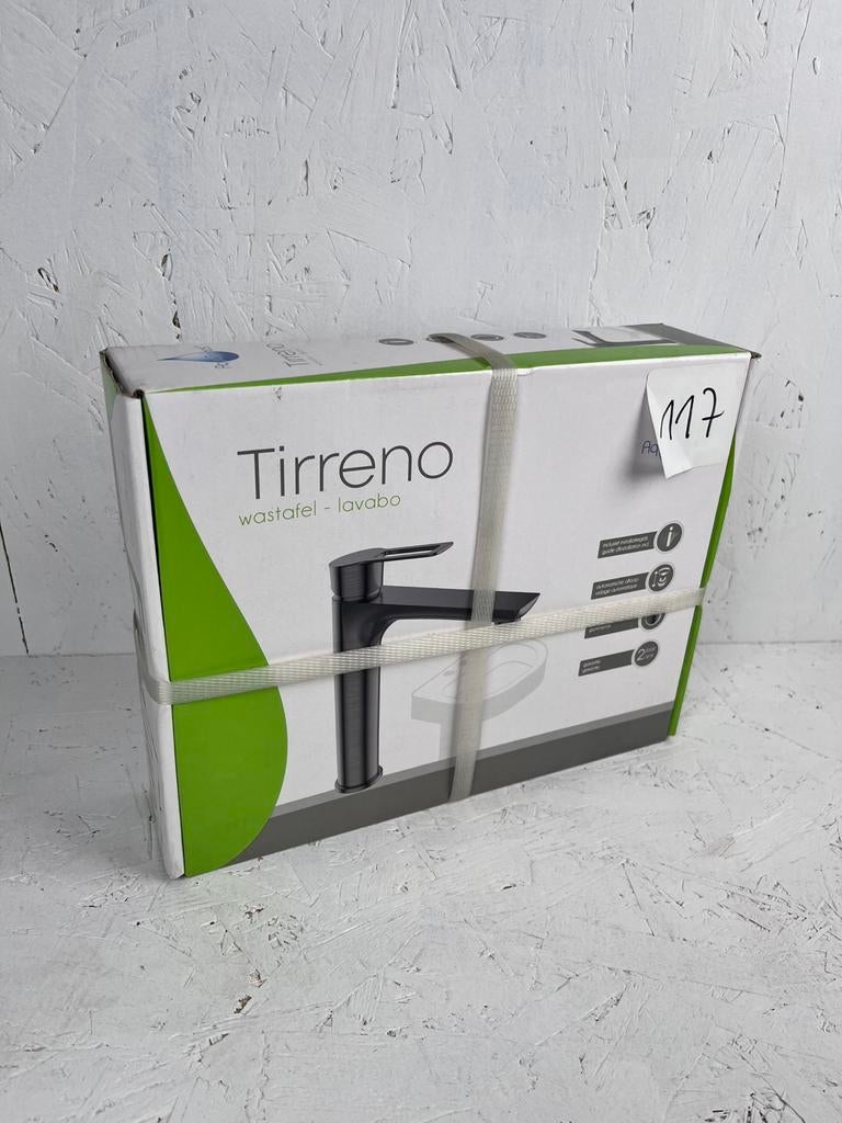 Tirreno lavabokraan gunmetal – NIEUW in verpakking, ., Nieuw, Ophalen of Verzenden, .