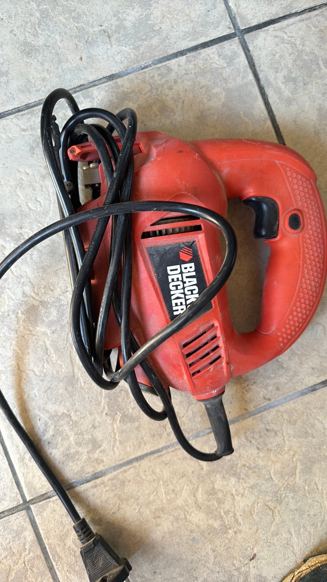 Decoupeerzaag black decker, Doe-het-zelf en Bouw, Ophalen, Zo goed als nieuw, Decoupeerzaag