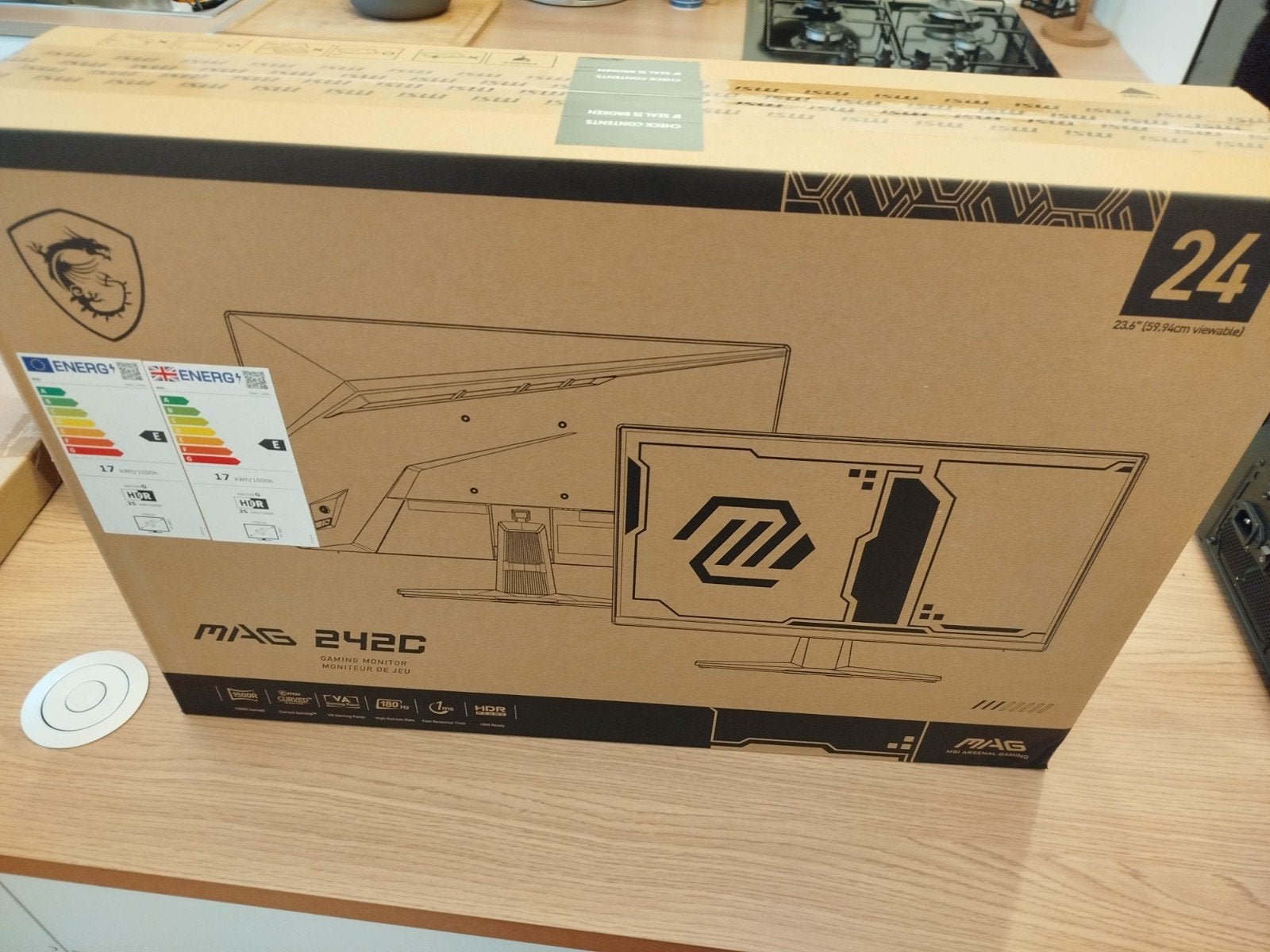 écran pc MSI neuf, Informatique & Logiciels, Enlèvement