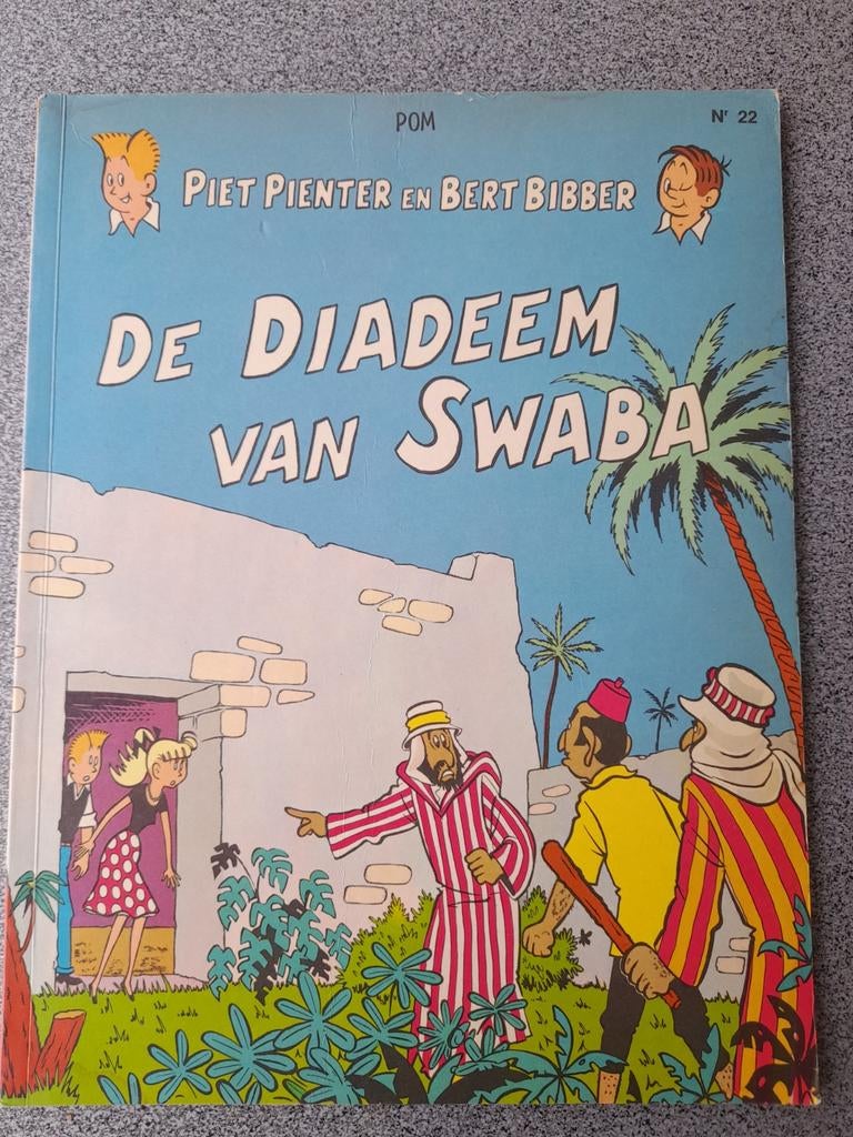 Piet pienter en bert bibber - nr 22 - de diadeem van swaba, Boeken, Eén stripboek, POM, Ophalen, Gelezen
