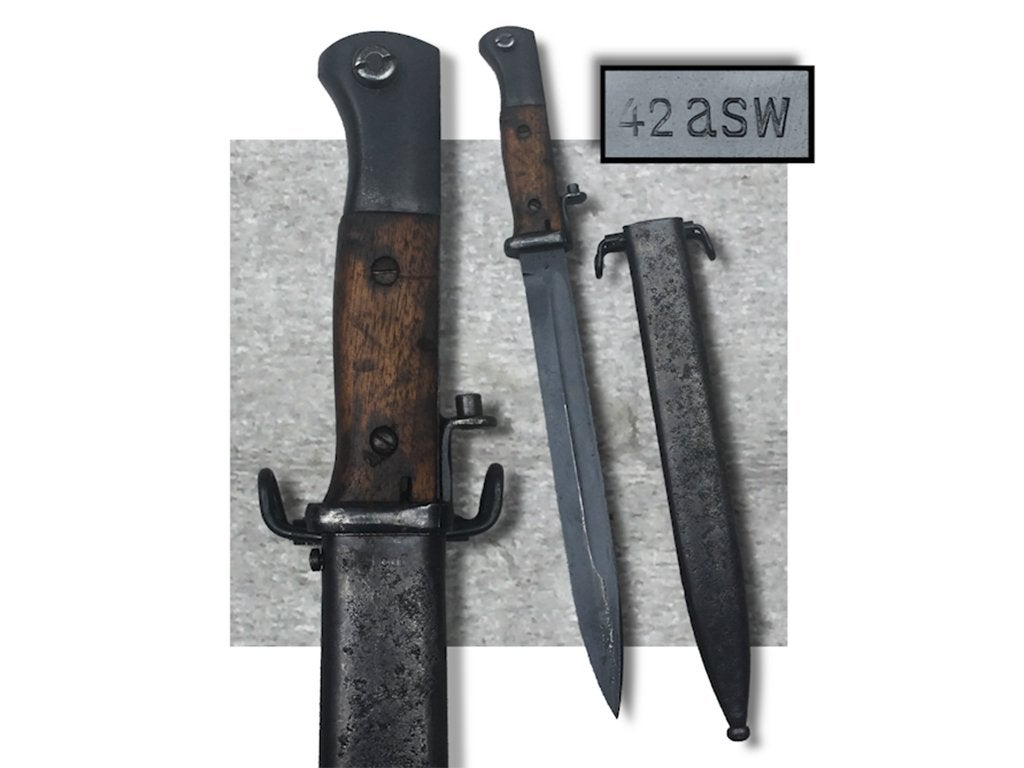 🚨Zeer zeldzame BAIONETTE K98 Norway Modified - Origineel, Verzamelen, Militaria | Tweede Wereldoorlog, Landmacht, Mes of Dolk