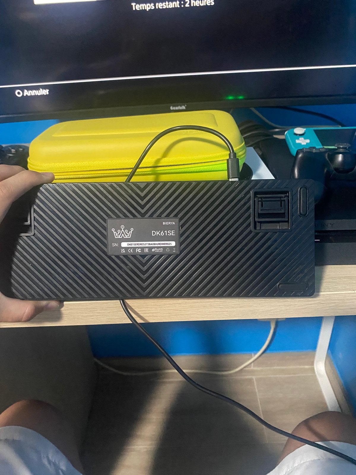Pack clavier + souris gaming, Enlèvement, Comme neuf