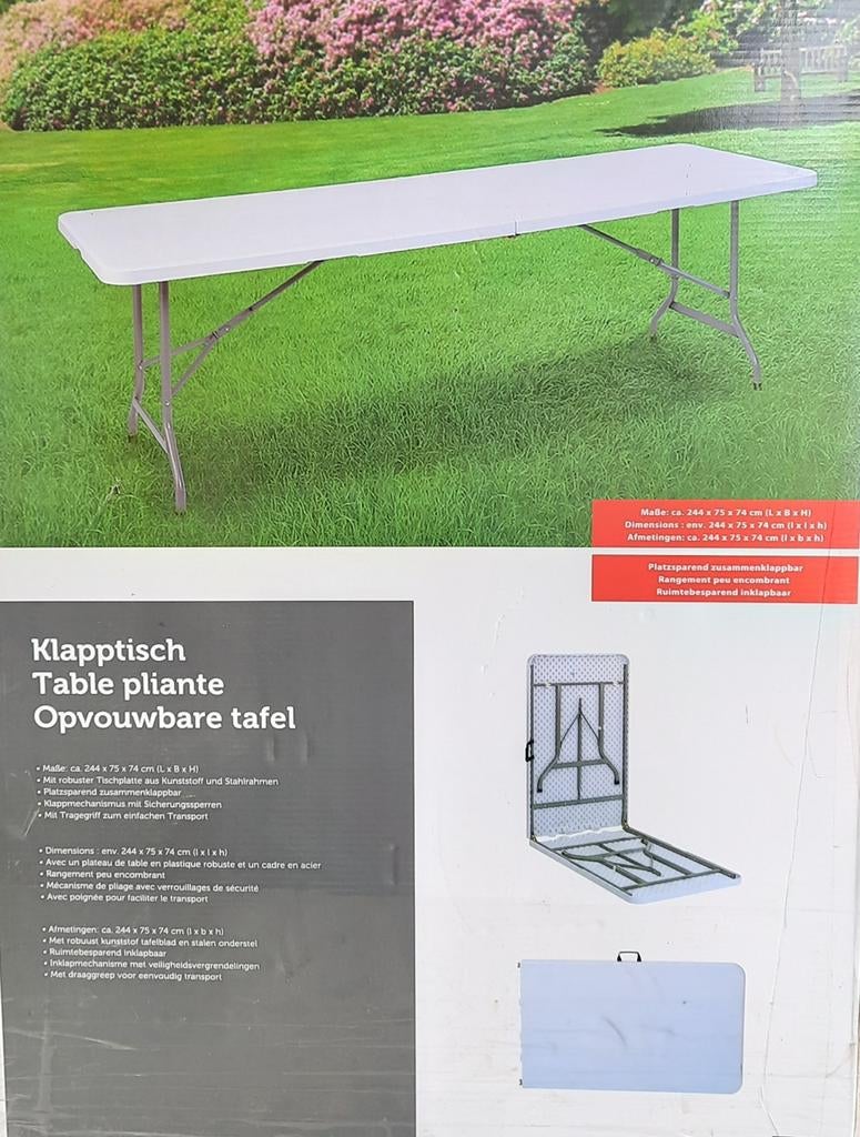 TAFELS Plooibaar 2 stuks, Huis en Inrichting, Ophalen of Verzenden