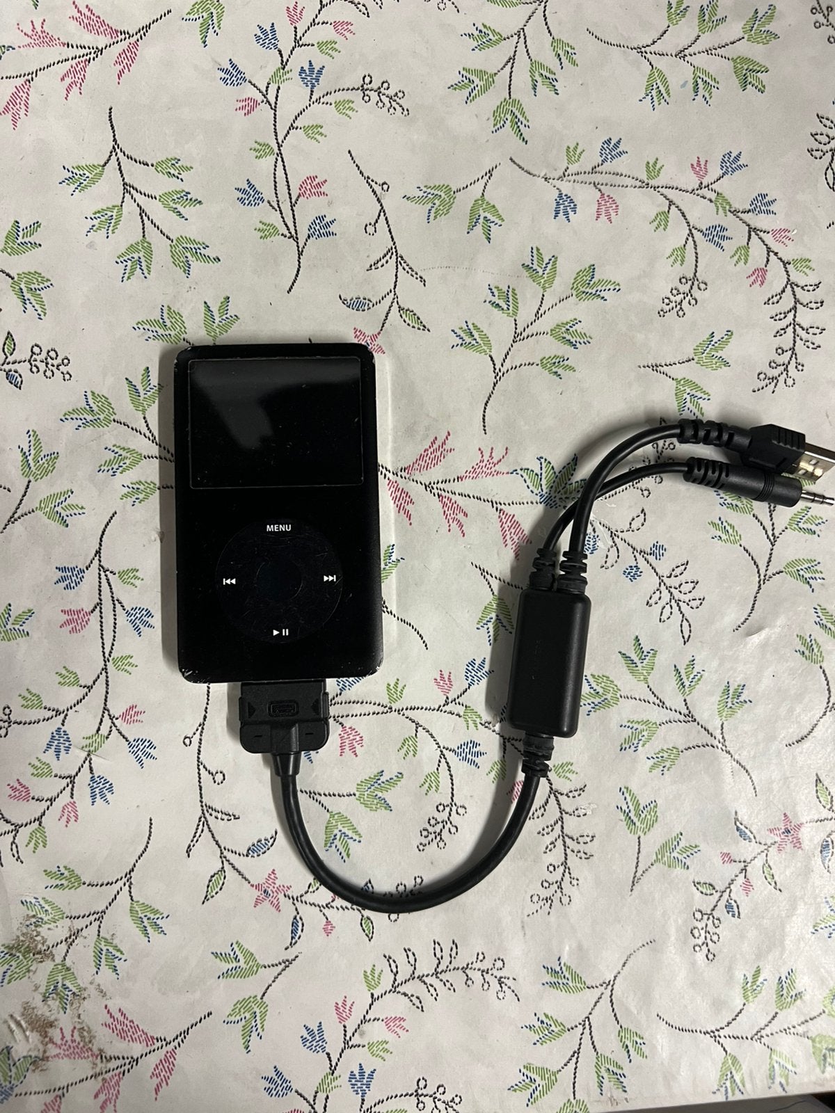 Ipod zwart 80Gb met oplader, Audio, Tv en Foto, Opladers, Ophalen of Verzenden, Gebruikt