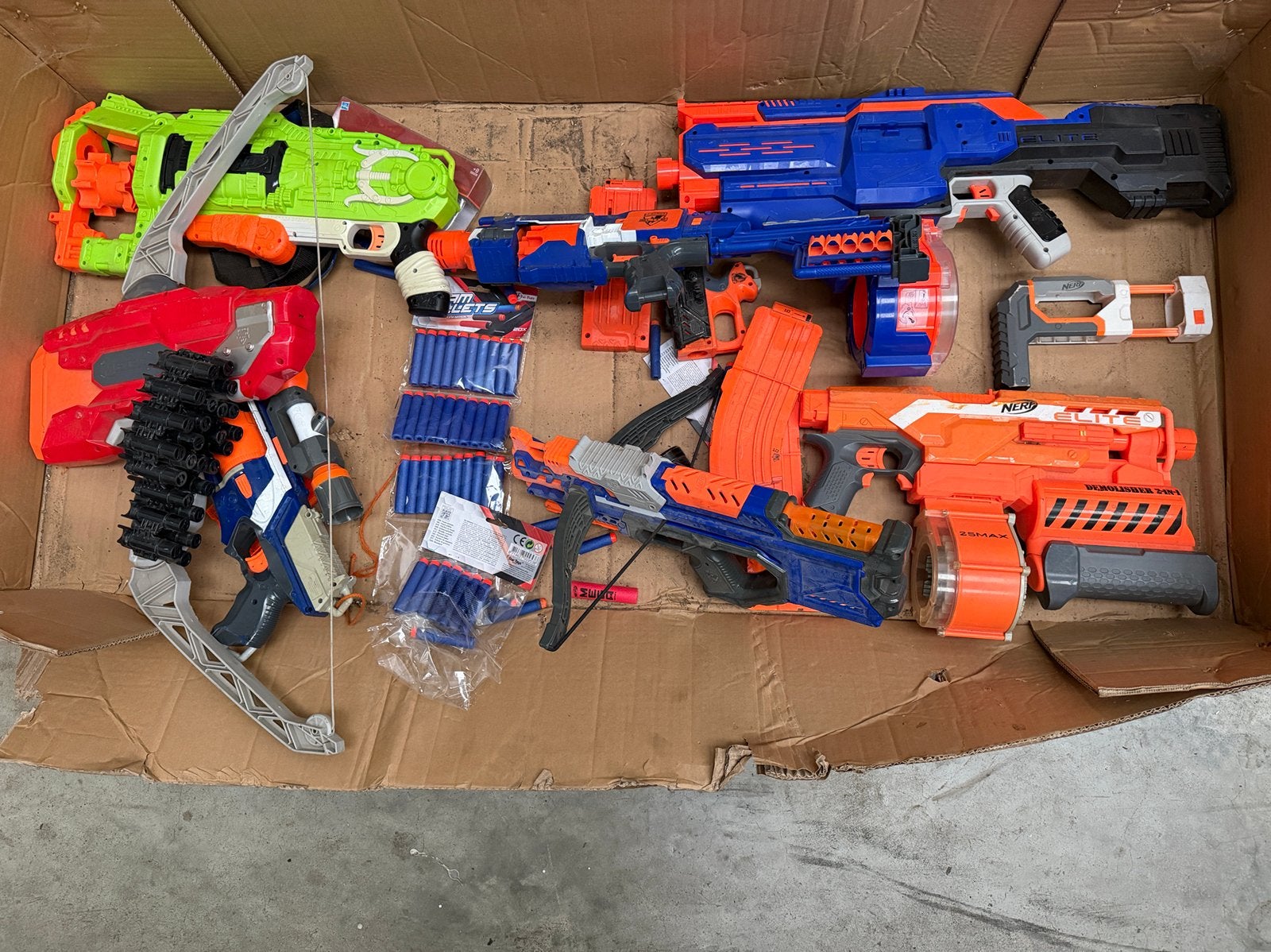 Nerf wapens met nieuwe kogels!, Ophalen, Gebruikt, Jongen of Meisje