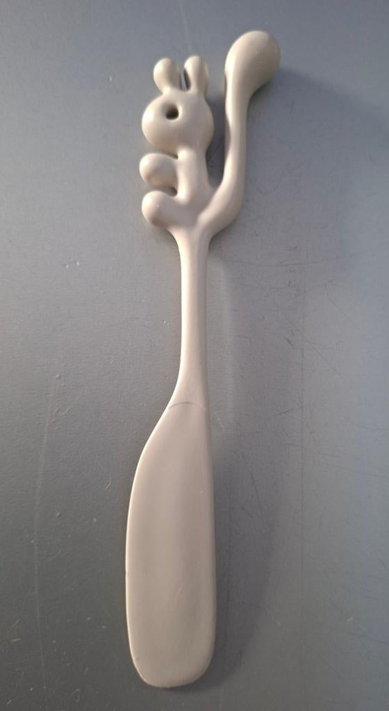 KOZIOL yummi smeerlepel, Kunststof, Gebruikt, Ophalen of Verzenden, Vaatwasserbestendig