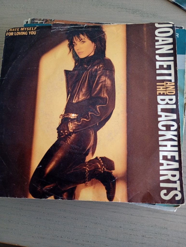 Joan Jett & the Blackhearts - I hate myself, Gebruikt, Verzenden, 7 inch, Fotohoes