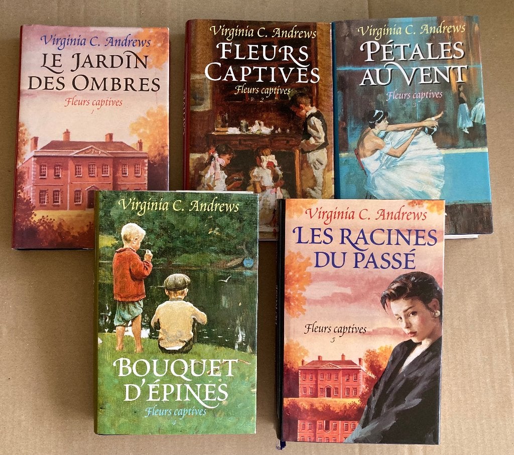 Saga complète : FLEURS CAPTIVES - Virginia Andrews, Livres, Enlèvement ou Envoi, Comme neuf, Virginia Andrews