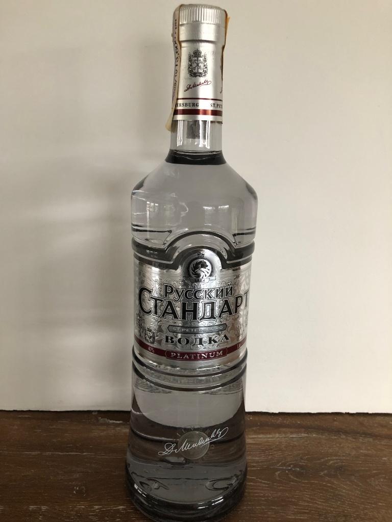 CTAHOAPT Russian Platinum Vodka 1Lt, Enlèvement ou Envoi, Neuf, Autres types, Pleine