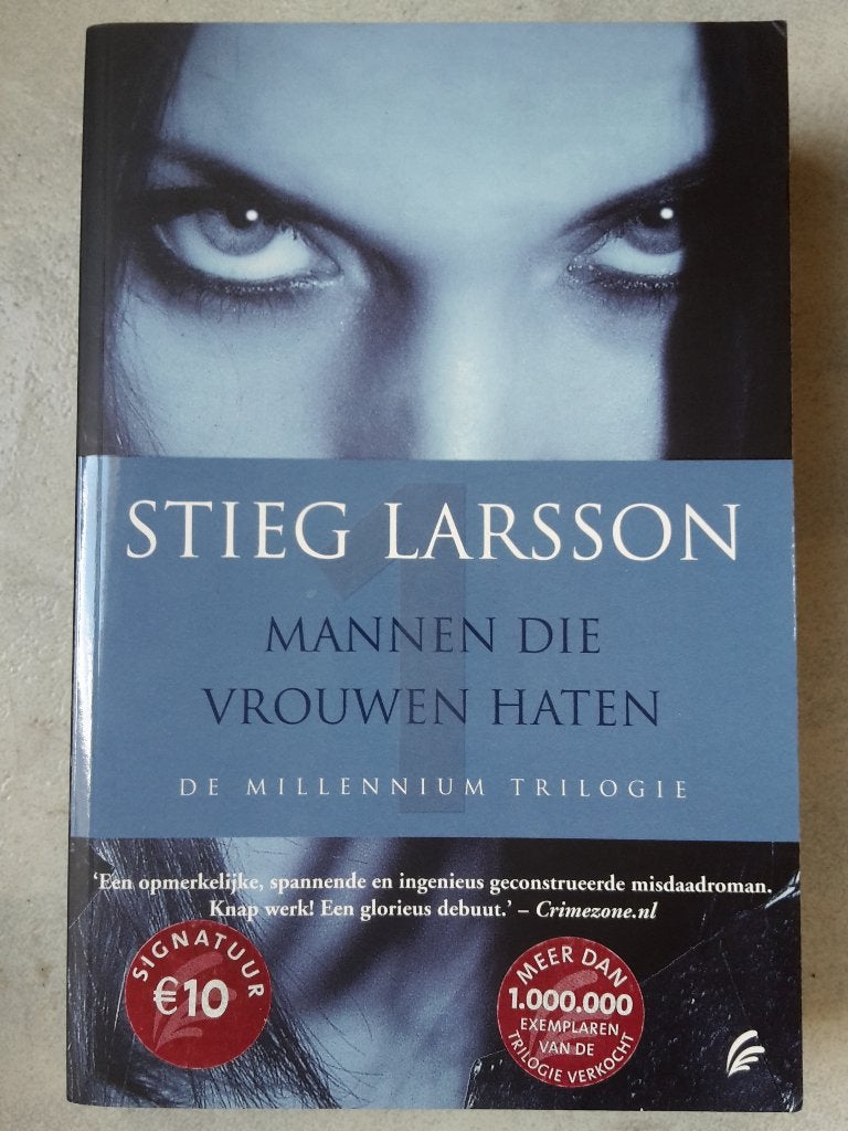 Boek Mannen die vrouwen haten, Stieg Larsson, als nieuw, Boeken, Ophalen of Verzenden, Zo goed als nieuw