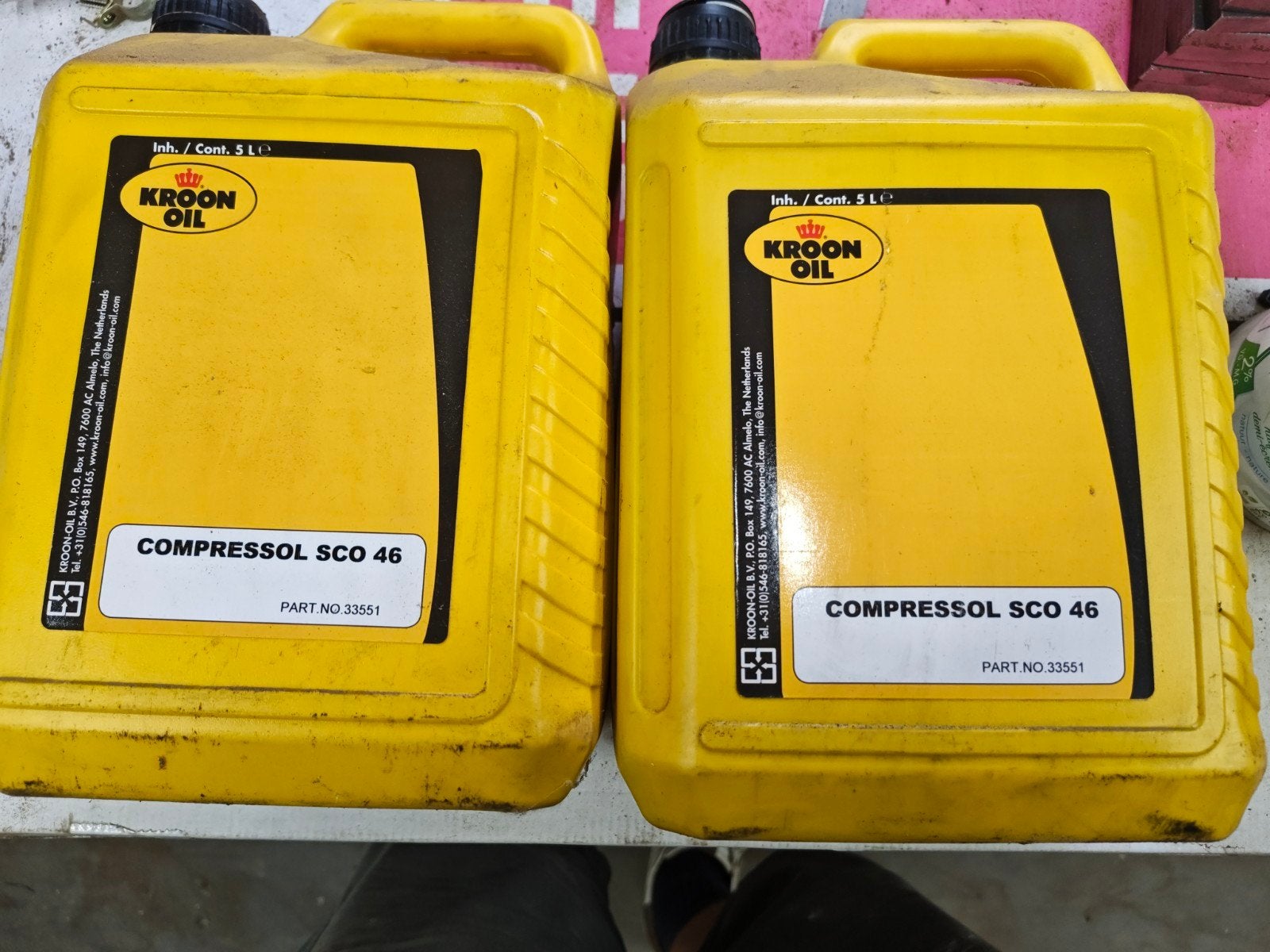 10 liter compressor olie of compressor sco 46, Doe-het-zelf en Bouw, Ophalen