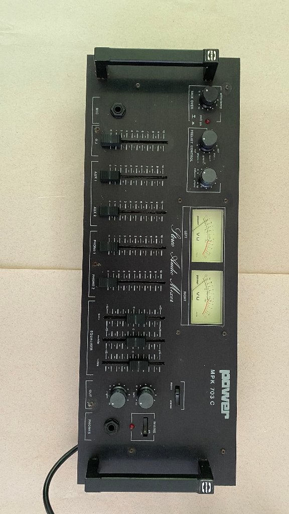 Power MPK 703C – Mixette vintage en bon état, TV, Hi-fi & Vidéo, TV, Hi-fi & Vidéo Autre, Enlèvement, Utilisé