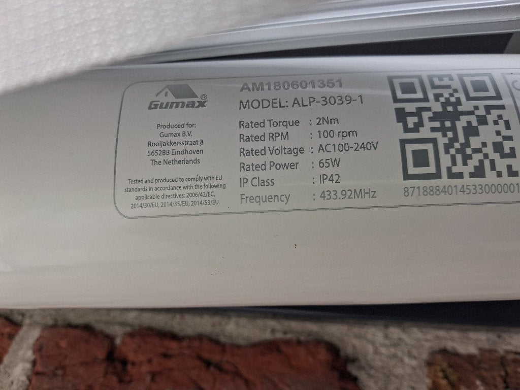 Gezocht Gumax Alp-3039-1 motor (werkend), Diversen, Ophalen of Verzenden, Gebruikt