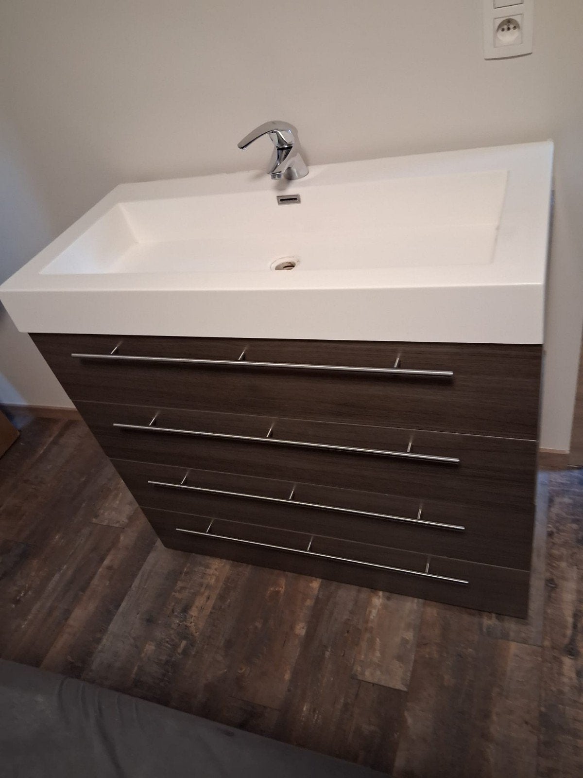 Badkamer meubel met kraan, Ophalen, Gebruikt, 50 tot 100 cm, Minder dan 100 cm