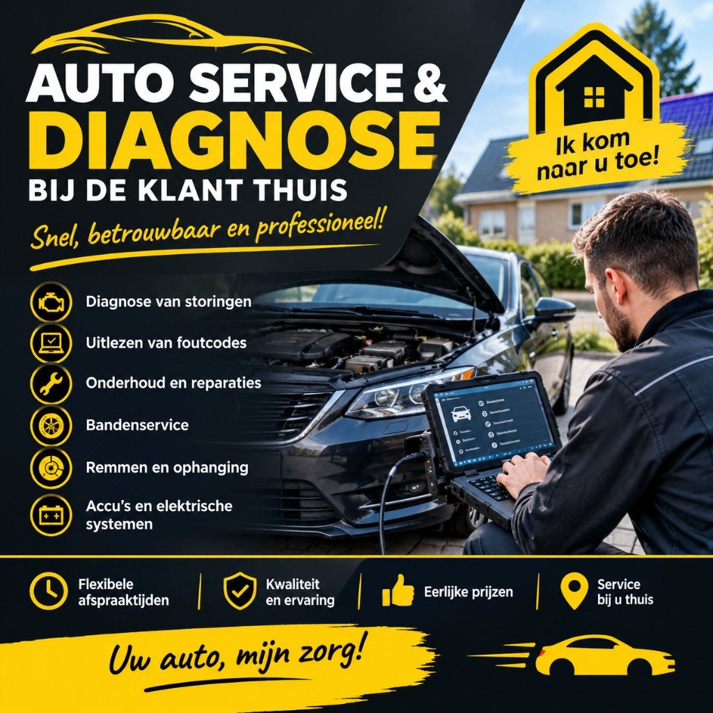 Auto diagnose aan huis, Auto diversen, Ophalen