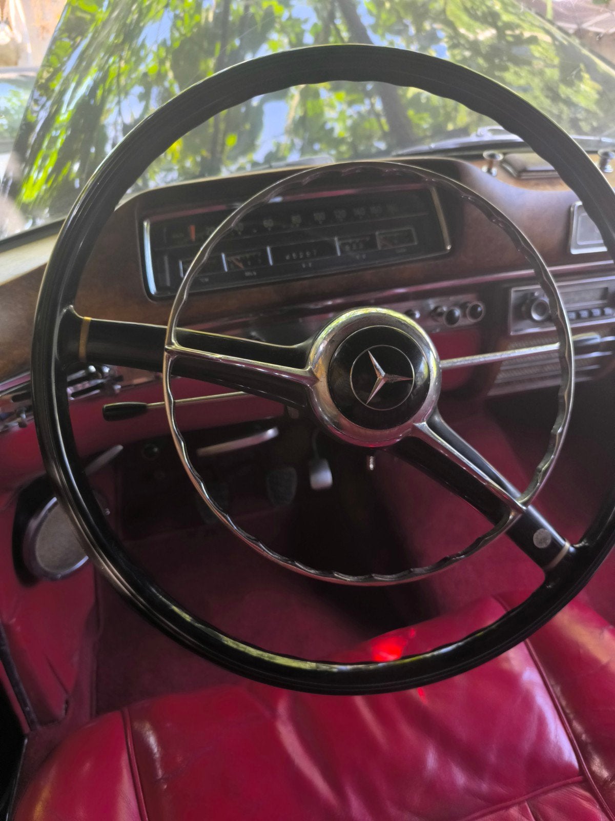 Mercedes 220S Ponton Coupé de 1958 6 cylindres, Auto's, Particulier, Te koop, Radio, Coupé