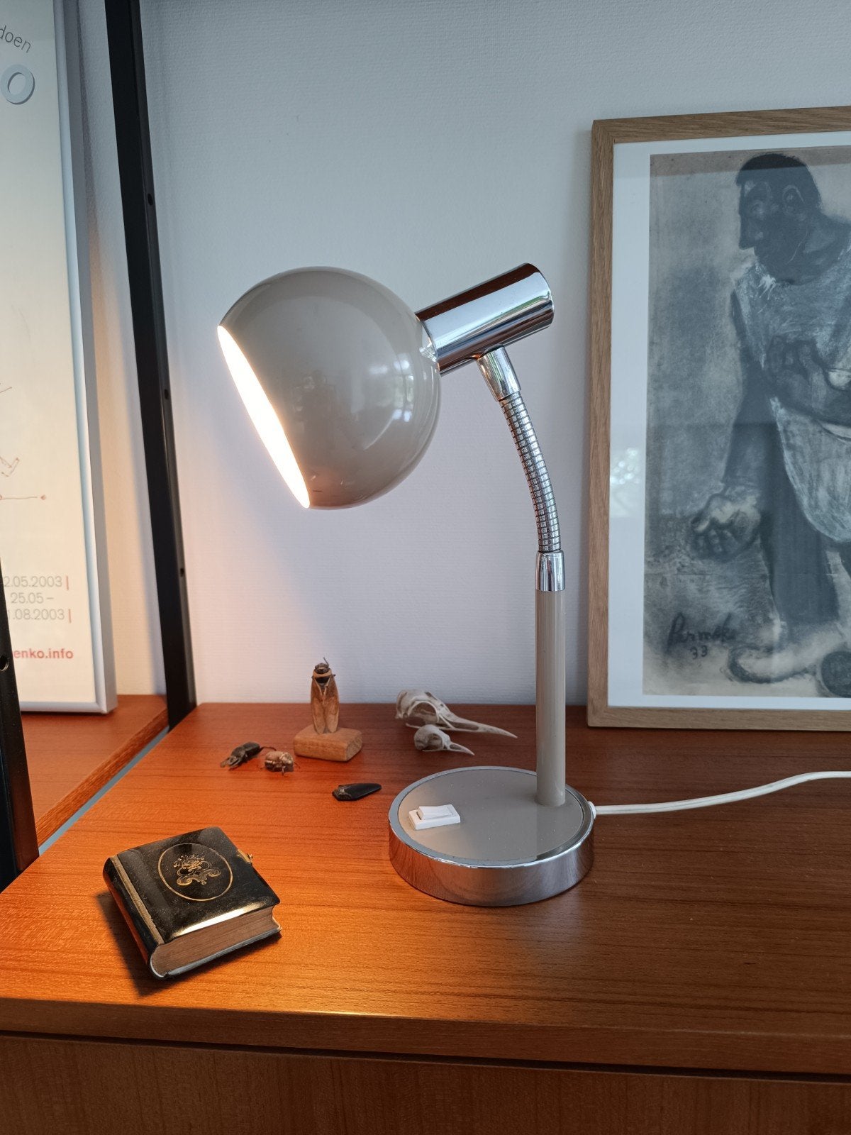 vintage bureaulamp, Enlèvement ou Envoi