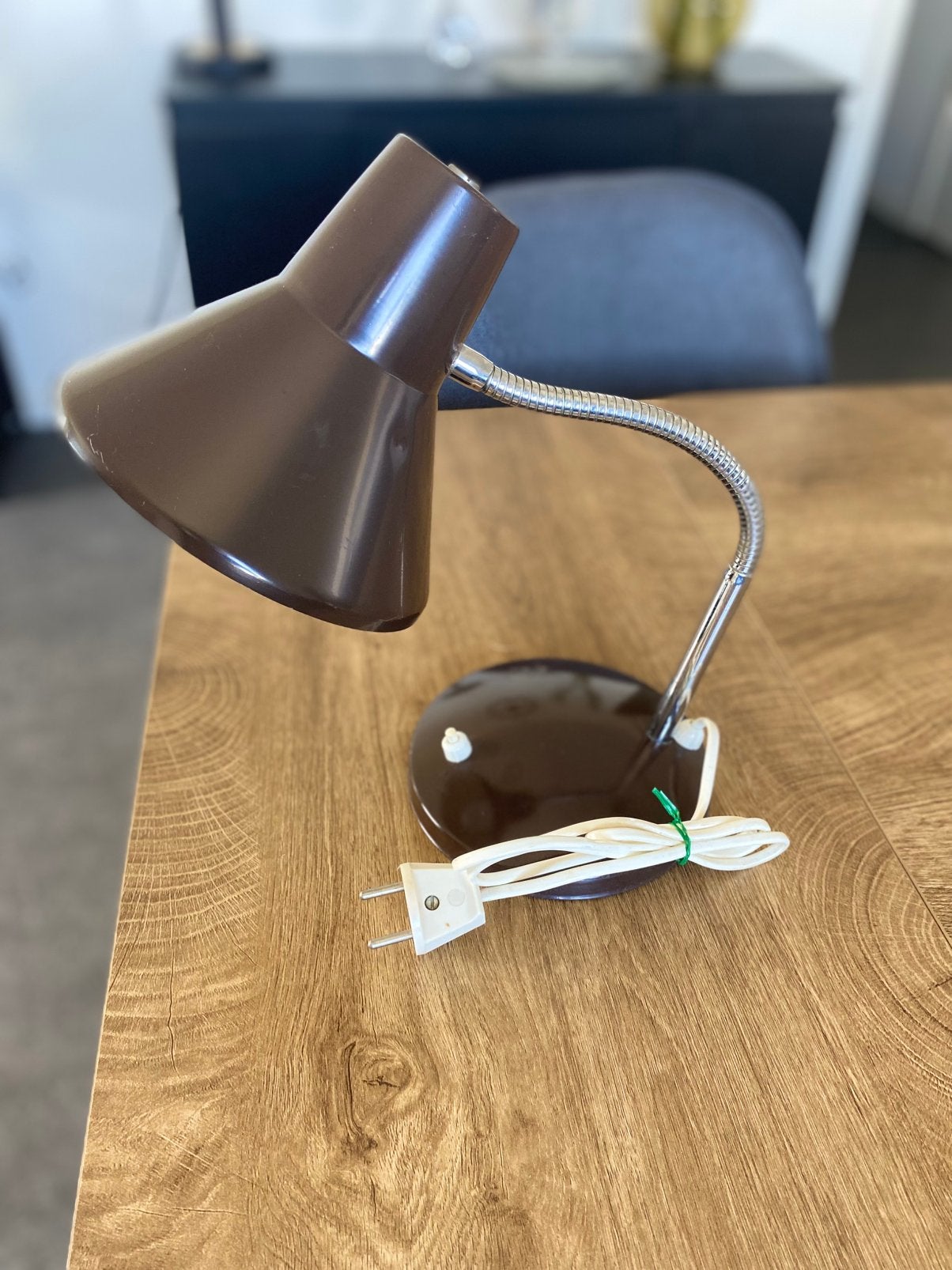 lampe de table, Enlèvement, Utilisé, Métal ou Aluminium, Industieel