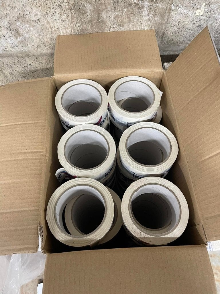 Plakbandrollen voor karton, Doe-het-zelf en Bouw, Kratten en Dozen, Ophalen, Nieuw, Overige typen