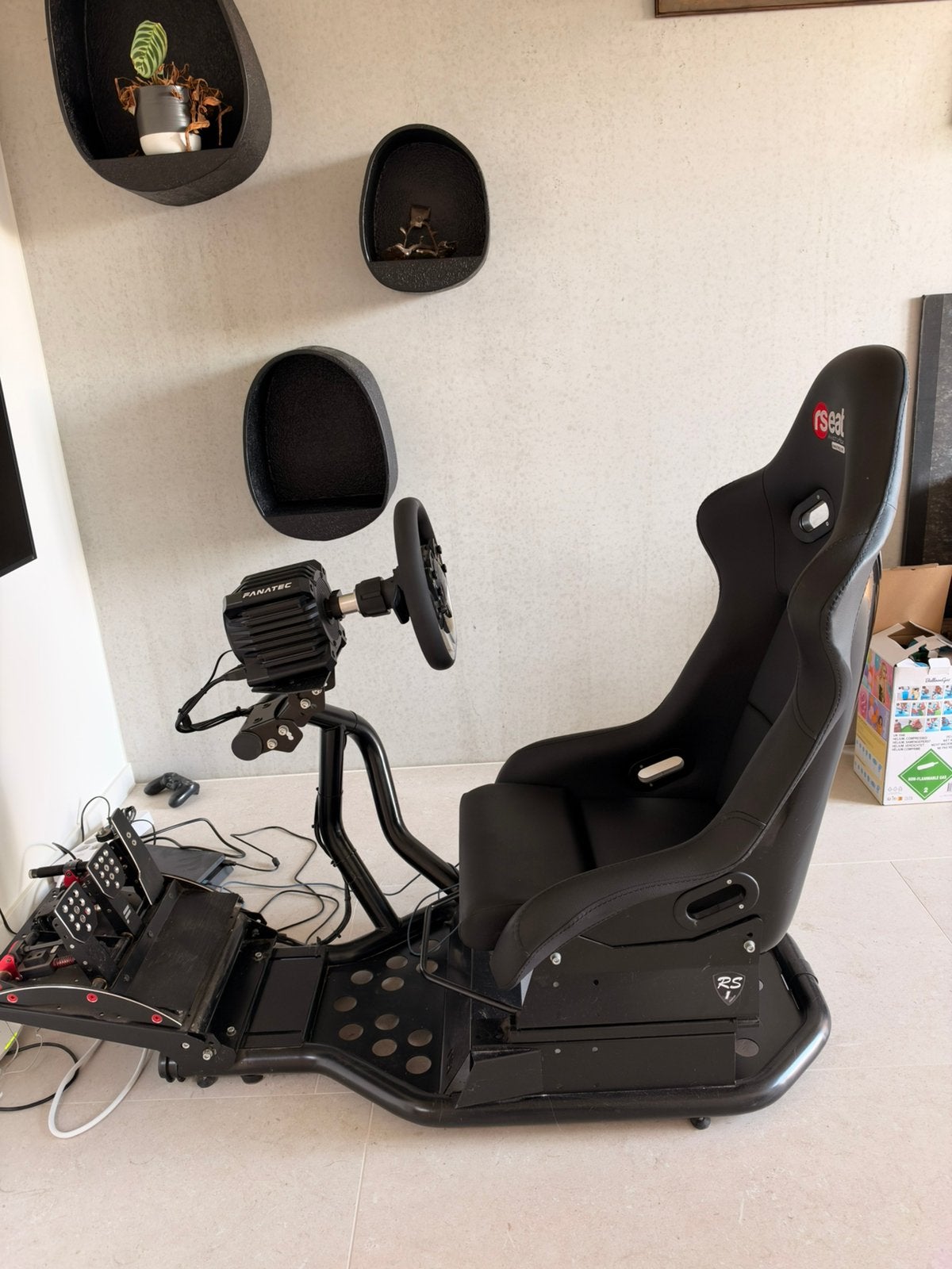 CONFIGURATION COMPLÈTE DE SIMULATION DE COURSE À VENDRE — F, Enlèvement, Comme neuf
