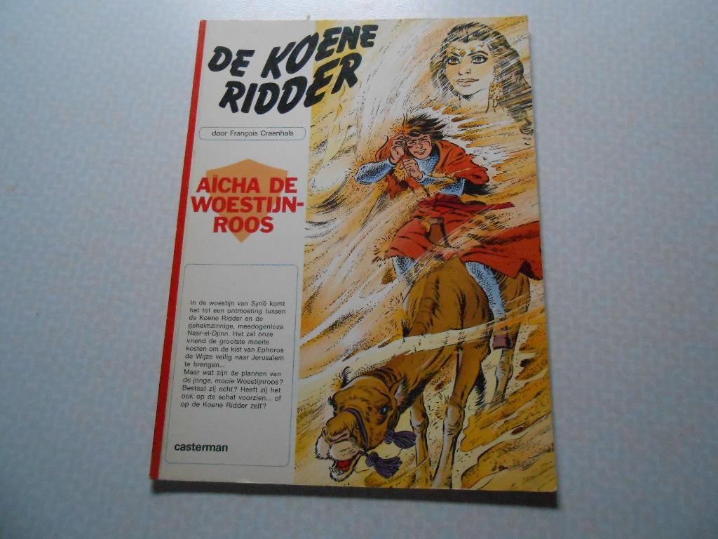 De koene ridder 8 Aïcha de woestijnroos 1976 1 ste druk., Enlèvement ou Envoi, Une BD, François craenhals, Comme neuf