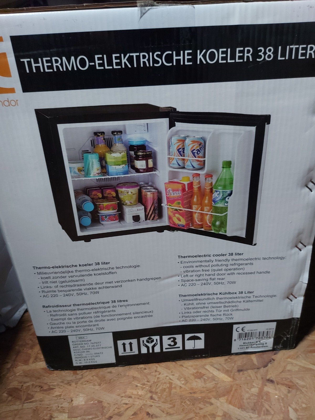Frigo, Ophalen