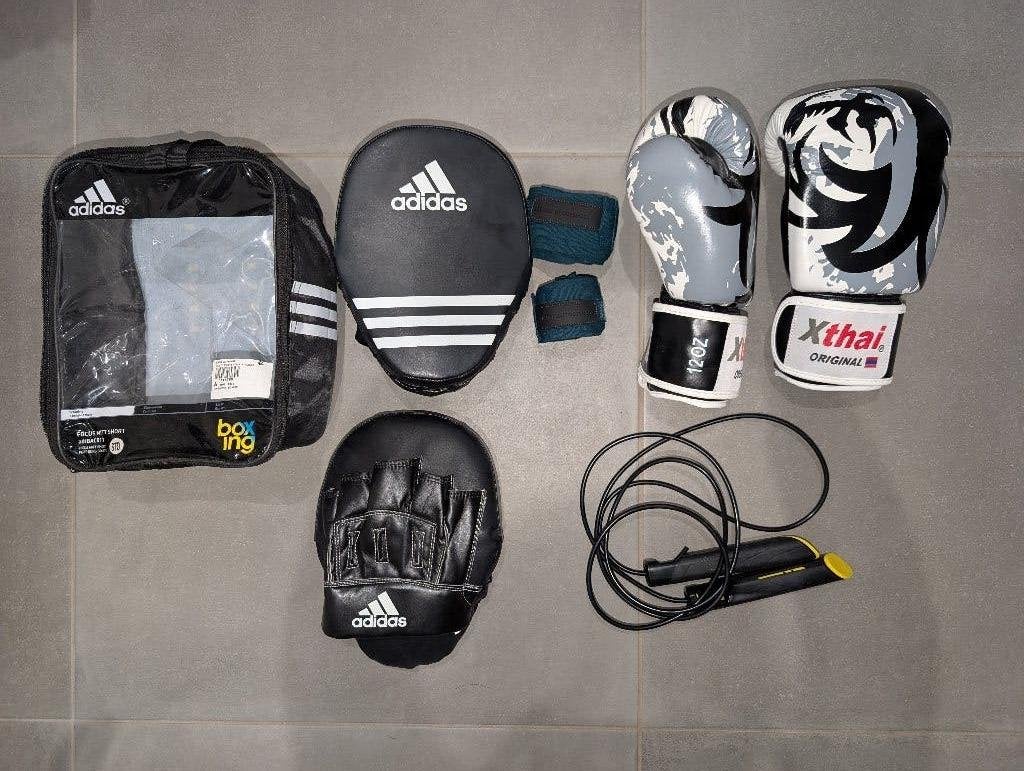kit matériel boxe, Enlèvement ou Envoi, Utilisé, Accessoire de boxe