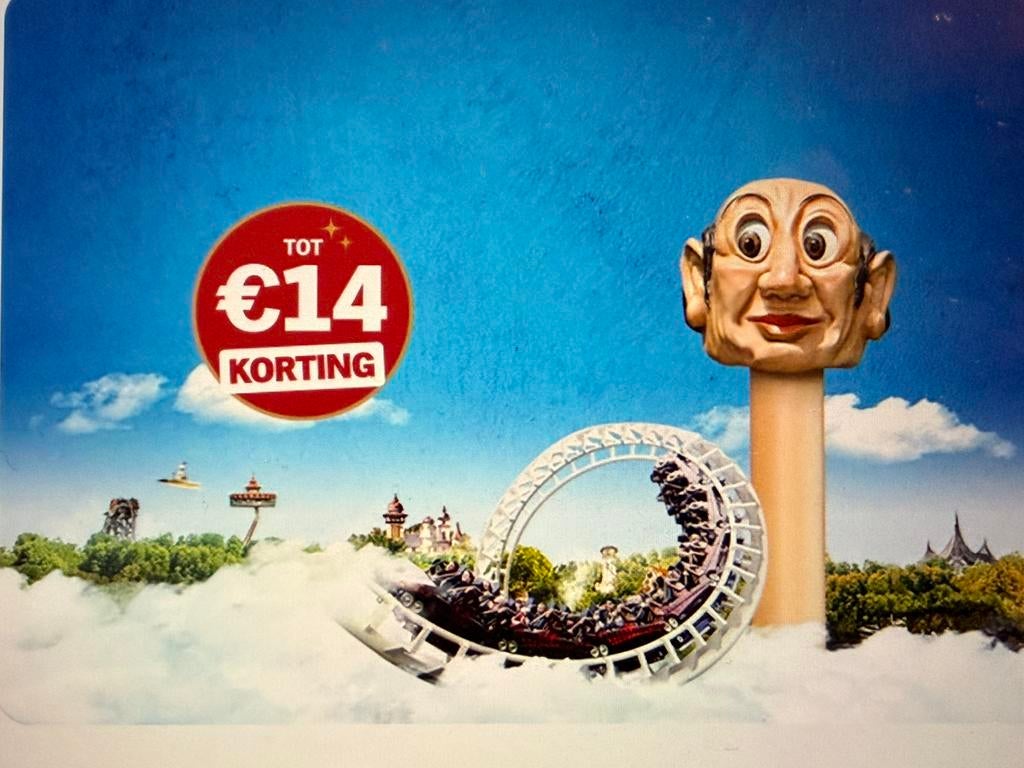 Albert Heijn EFTELING zegels / volle spaarkaarten, Tickets en Kaartjes, Drie personen of meer, Kortingskaart