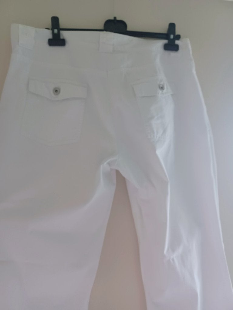 Witte lange broek ( maat 44 ), Kleding | Dames, Ophalen, Maat 42/44 (L)