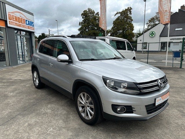 Vw Tiguan, 1.4i benzine, 2016, Pano-dak, GPS + Garantie, Autos, 1395 cm³, Achat, Entreprise, Tiguan
