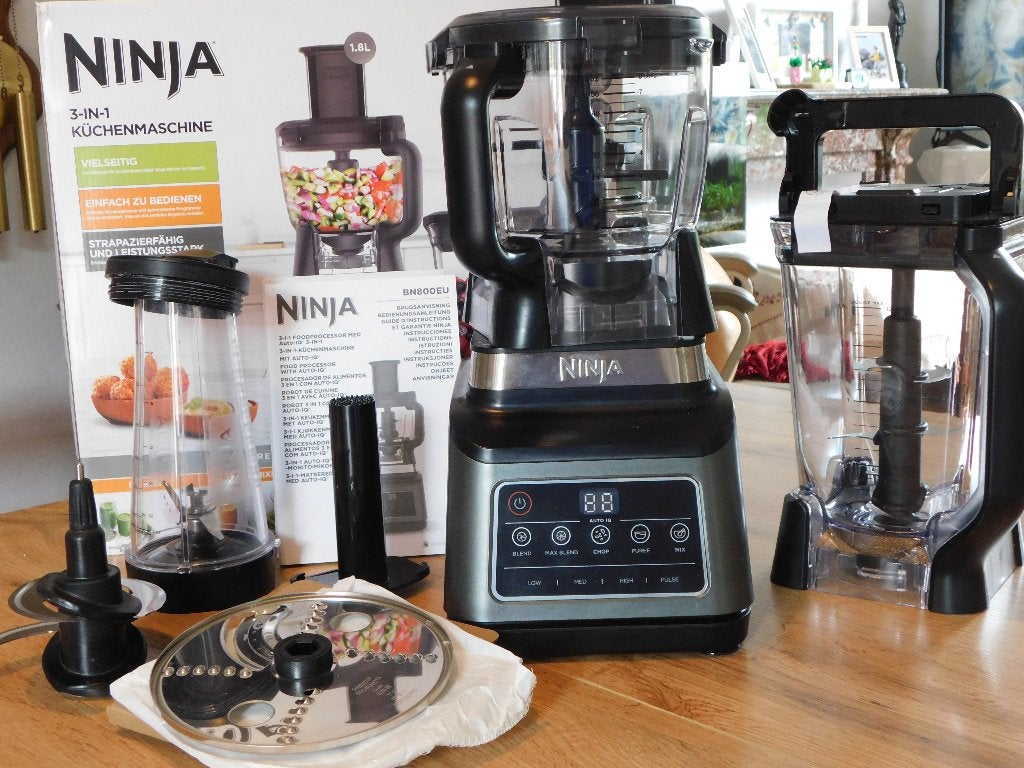 Robot de cuisine Ninja, Electroménager, Enlèvement ou Envoi, Comme neuf, 3 vitesses ou plus