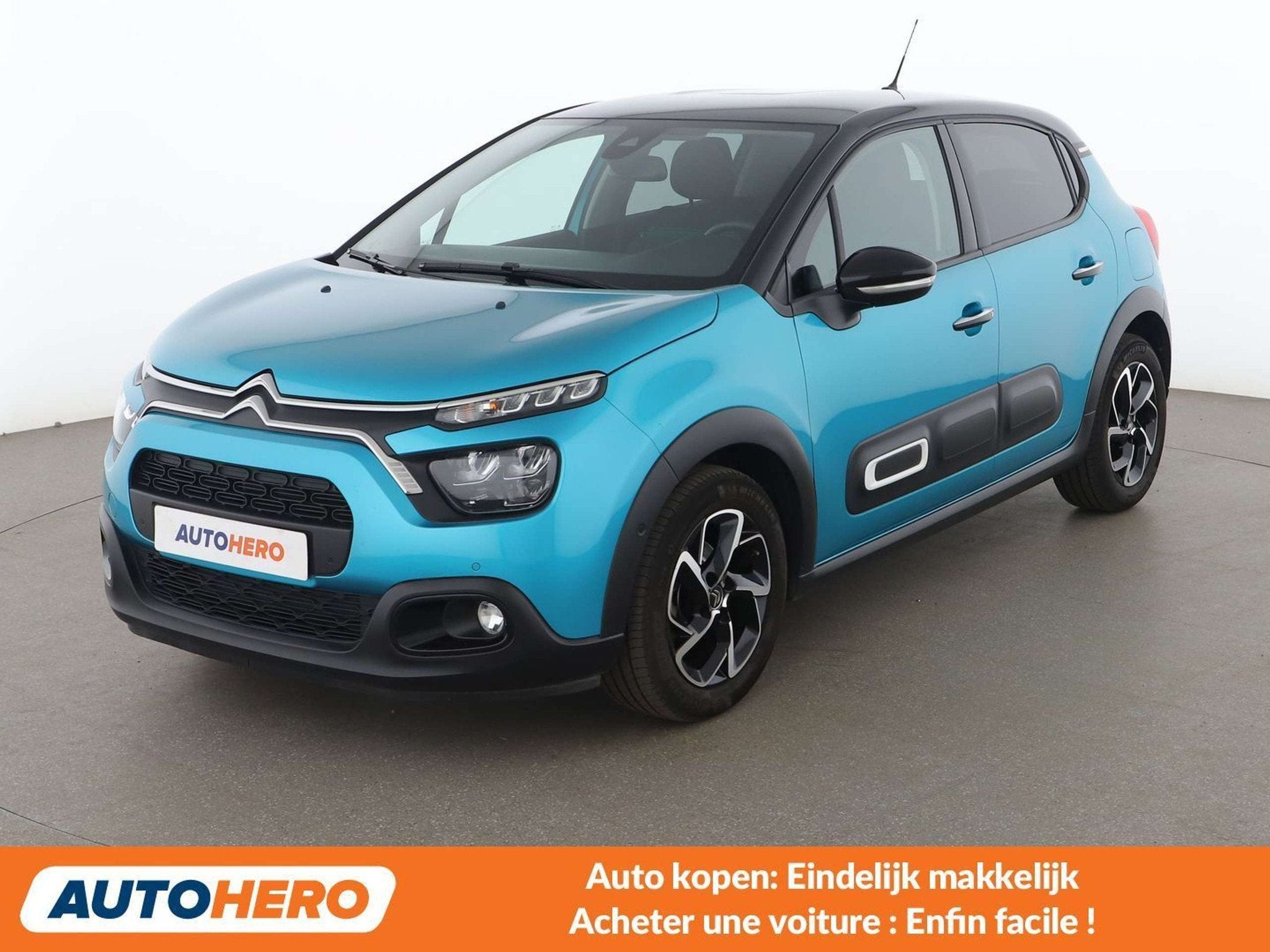 Citroën C3 1.2 PureTech Shine Pack (bj 2021, automaat), Auto's, Stof, Gebruikt, 1199 cc, 1165 kg