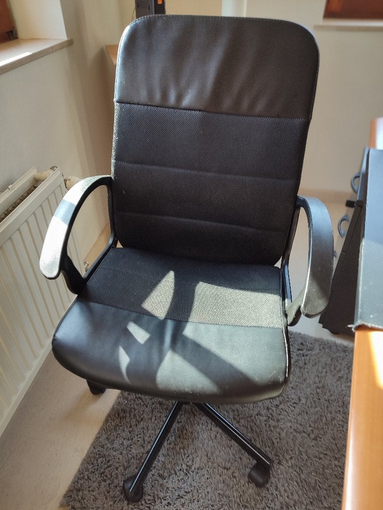 IKEA RENBERGET bureaustoel, Ophalen, Ergonomisch, Zwart, Bureaustoel