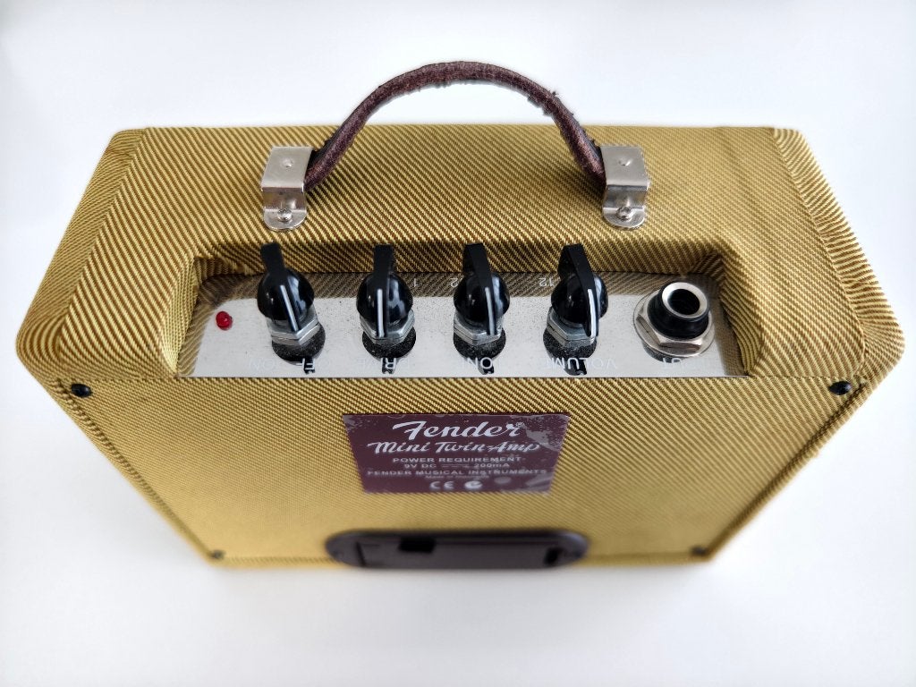 Fender Mini '57 Twin-Amp mini - gitaarversterker, Musique & Instruments, Amplis | Basse & Guitare, Enlèvement ou Envoi, Utilisé